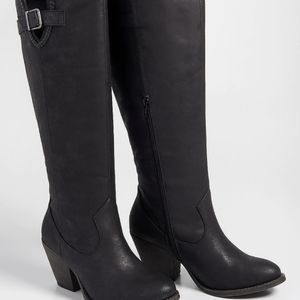 Maurice's Diana braided trim tall boot sz 9.5